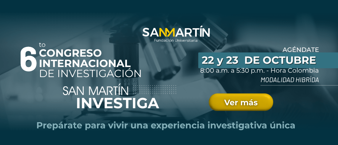 6to Congreso Internacional de Investigación San Martín Investiga Banner Carrusel Informativos (1142 x 489 px)