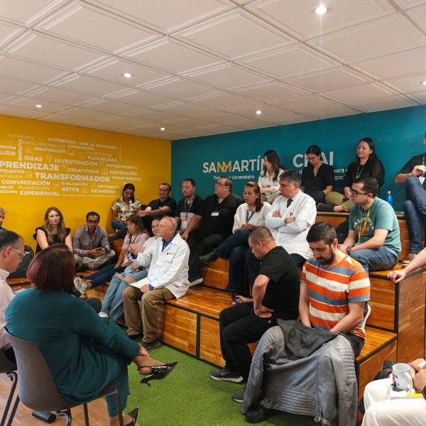 Sabaneta, primera parada del recorrido institucional de la Rectoría y la Vicerrectoría Académica