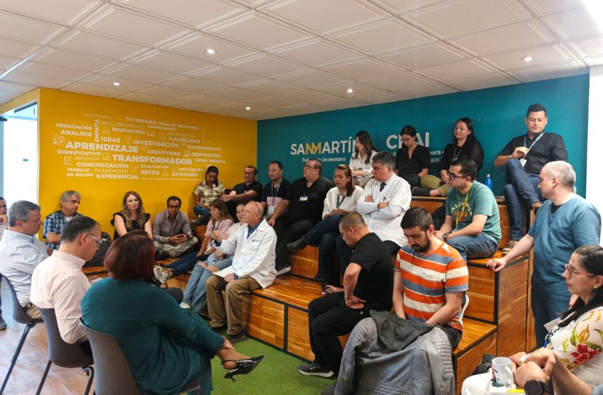Sabaneta, primera parada del recorrido institucional de la Rectoría y la Vicerrectoría Académica